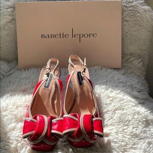 Sexy Red Slingback Heels - 7.5
